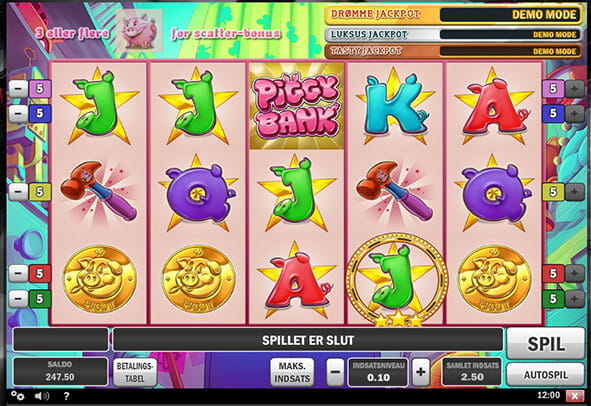 Du har mulighed for at pr?ve Piggy Bank af gratis her hos os, inden du spiller for ?gte penge p? dit online casino