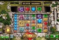 In-game view of the sparkly Bonanza slot game.