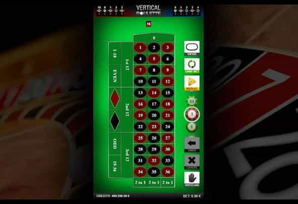 Vertical Roulette free demo version